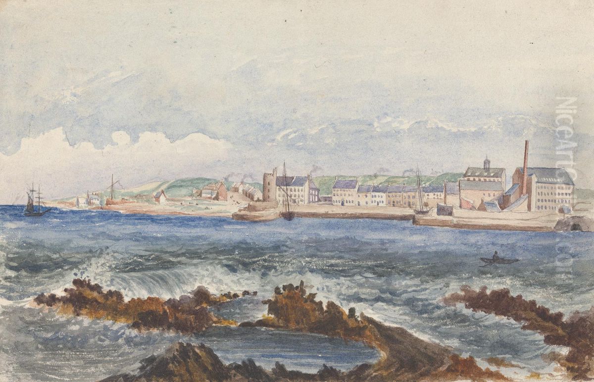 Bangor, Belfast Lough Oil Painting by James Arthur O'Connor