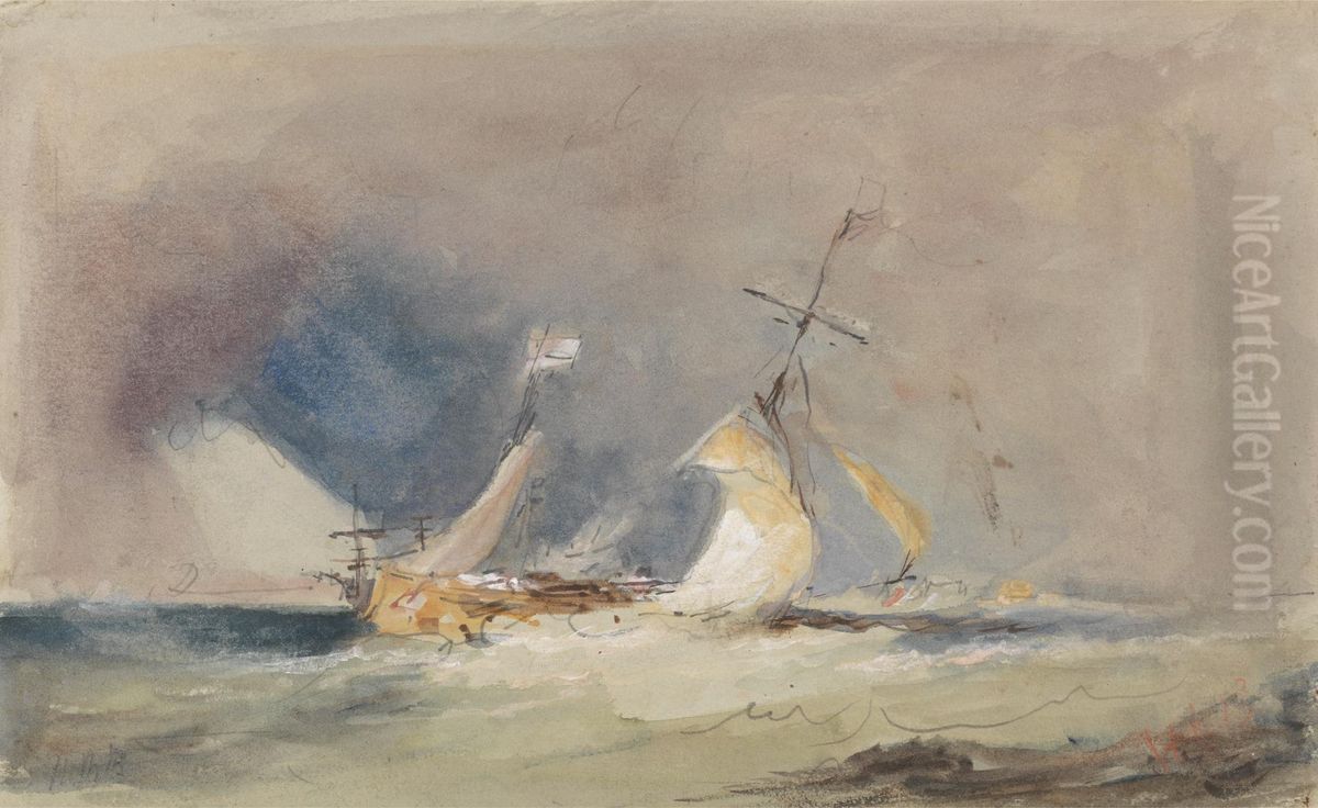 Mouth of the Humber Oil Painting by Hercules Brabazon Brabazon Mouth of the Humber Oil Painting by Hercules Brabazon Brabazon