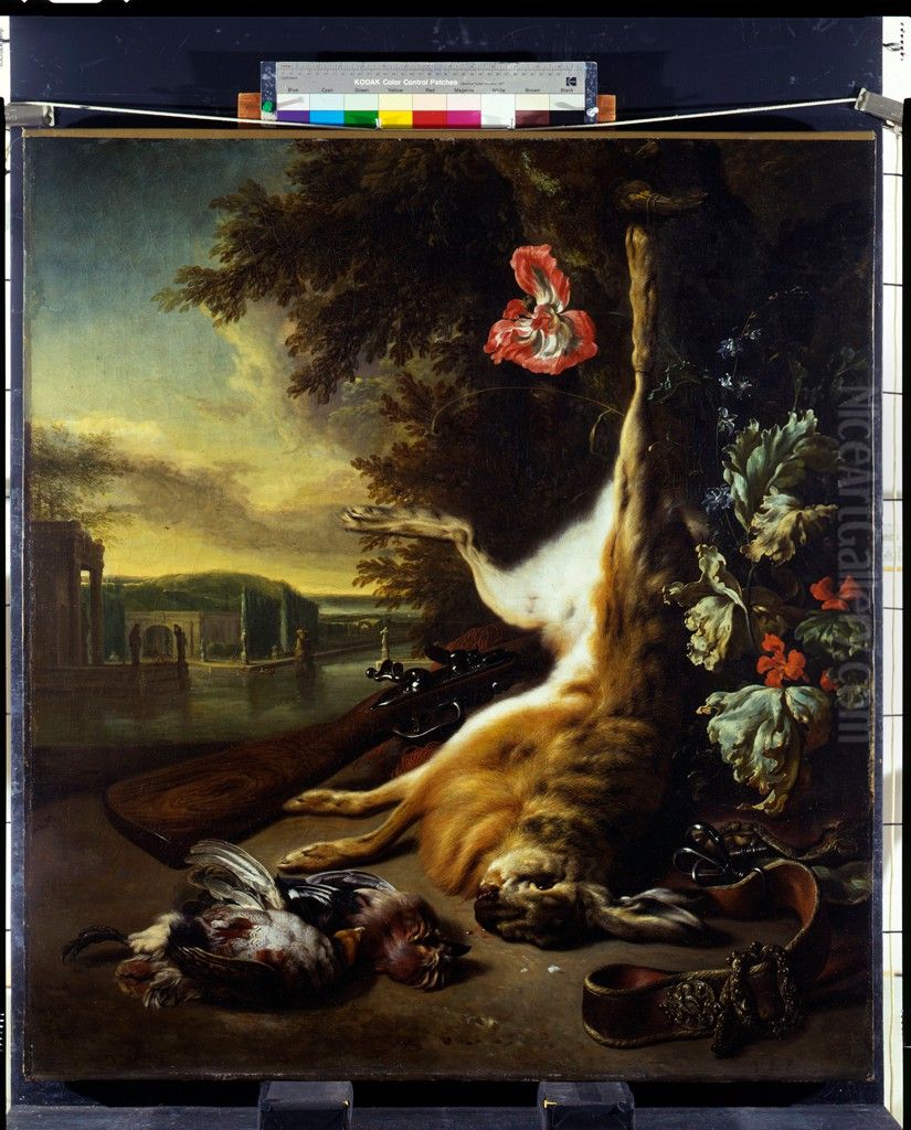 Still Life with Game Oil Painting by Jan Baptist Weenix