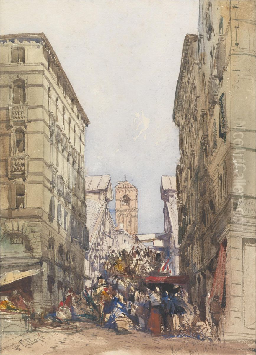 The Rialto Oil Painting by William Callow