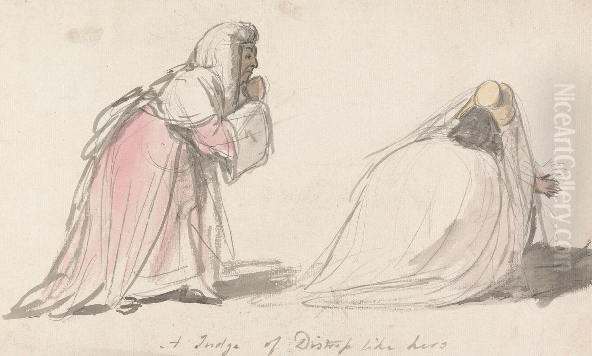 A Judge of Distress like Hers Oil Painting by Nathaniel Dance-Holland