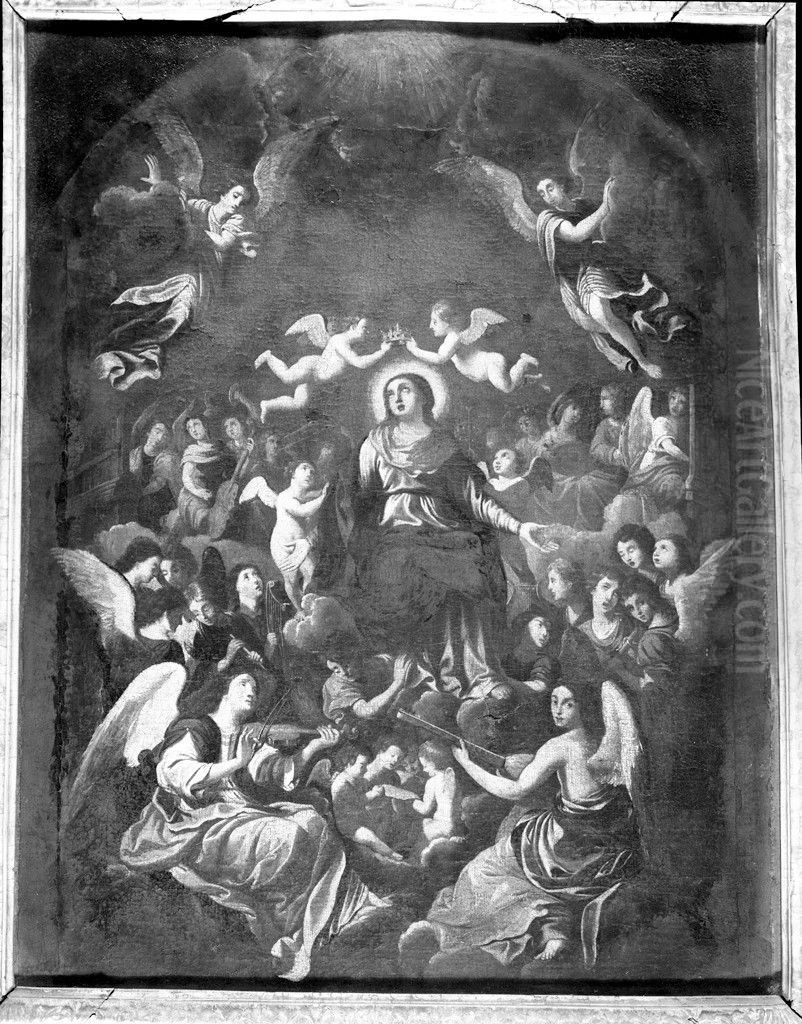 Coronation of the Virgin Oil Painting by Guido Reni