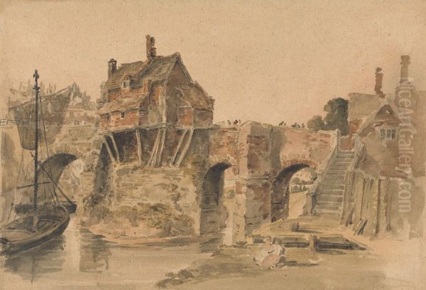Bridgnorth Oil Painting by John Thirtle