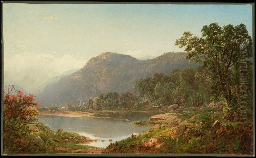 On the Shenandoah Oil Painting by William Louis Sonntag, Sr.