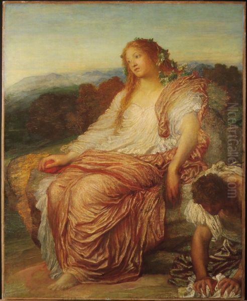 Ariadne Oil Painting by George Frederic Watts