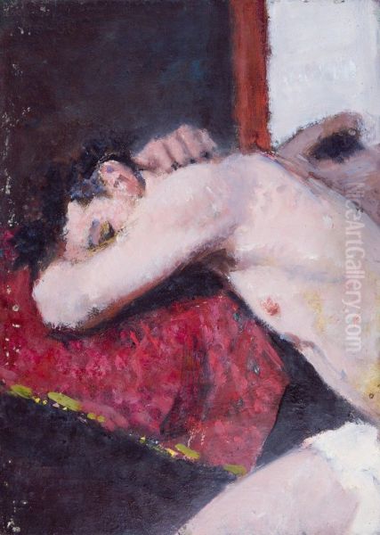 Portrait of David Oil Painting by Denman Ross