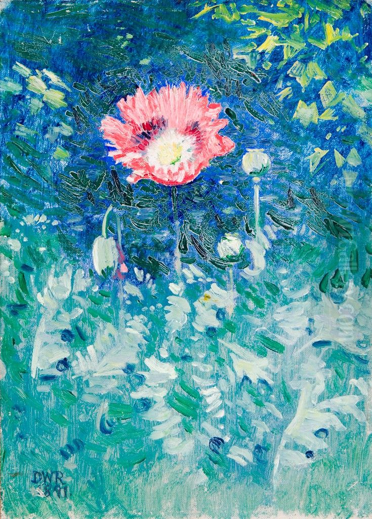 Flowers Oil Painting by Denman Ross