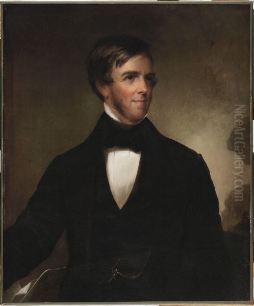 Oliver Wendell Holmes (1809-1894) Oil Painting by Thomas Buchanan Read