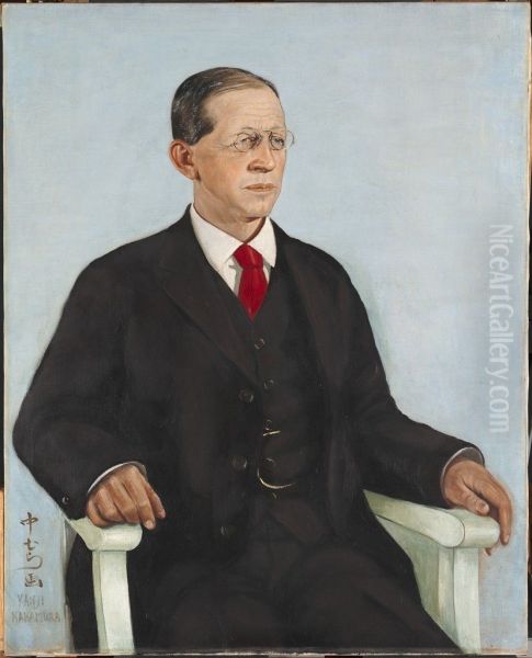 Le Baron Russell Briggs (1855-1934) Oil Painting by Kanji Nakamura