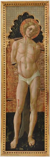 side panel from a triptych Oil Painting by Niccolo di Liberatore