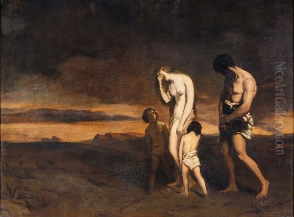 The Punishment of Cain Oil Painting by Theodore Chasseriau