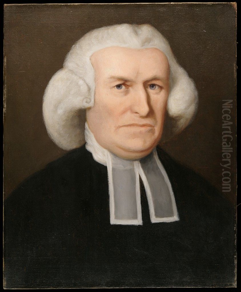 Edward Wigglesworth (1731-1794) Oil Painting by James Reeve Stuart