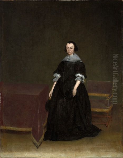 Neeltje van der Cruysse Oil Painting by Gerard ter Borch the Elder