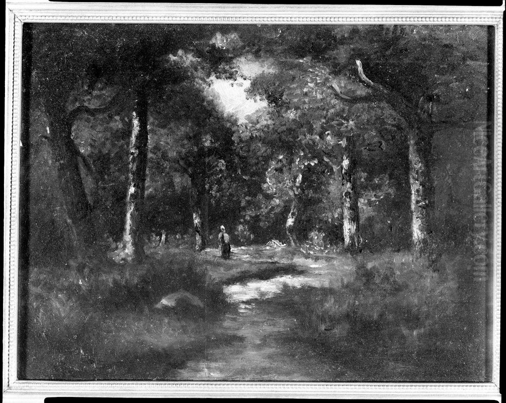 Forest Landscape Oil Painting by Narcisse Virgilio Diaz
