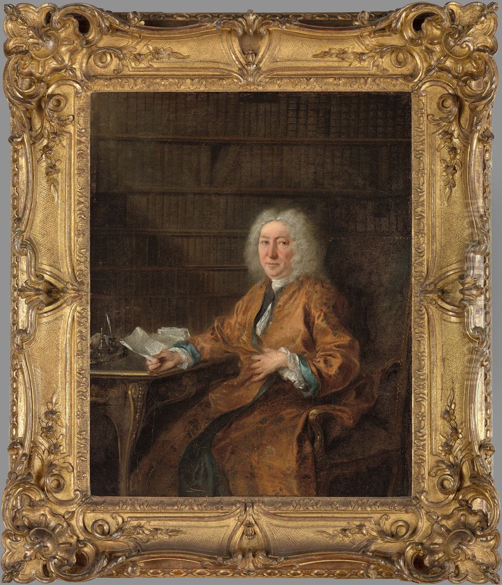 Portrait of Monsieur Gaignat Oil Painting by Nicolas Lancret