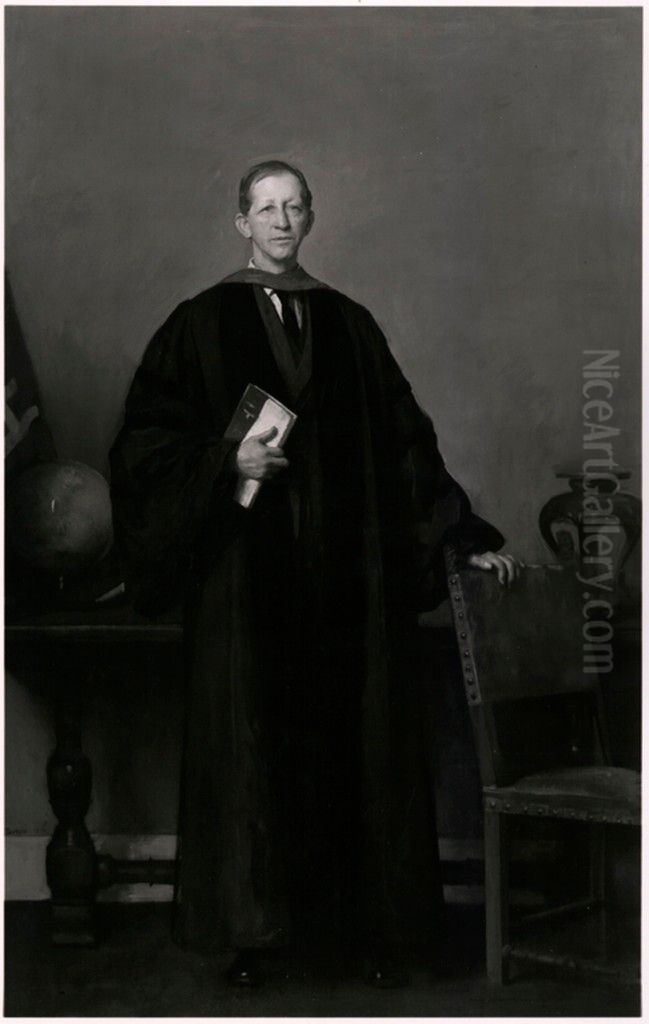 Le Baron Russell Briggs (1855-1934) Oil Painting by Edmund Charles Tarbell