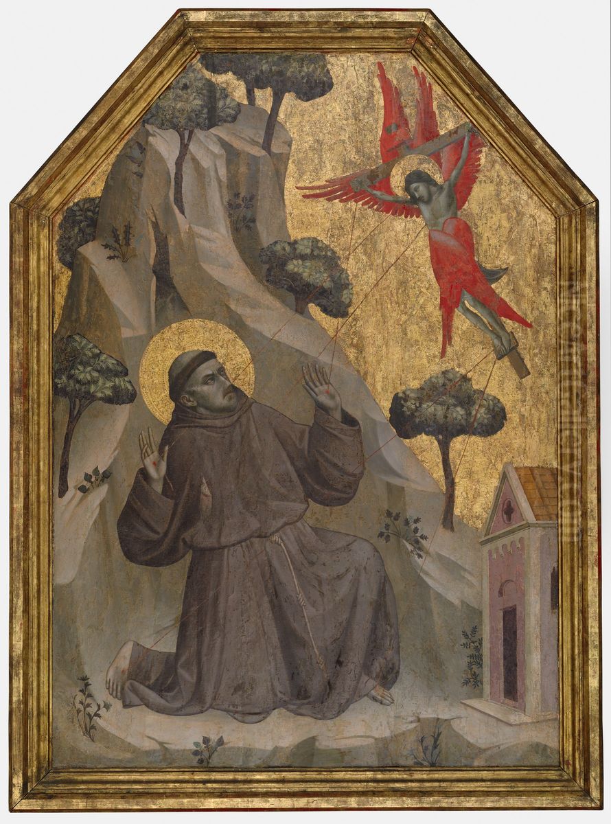 The Stigmatization of Saint Francis Oil Painting by Taddeo Gaddi