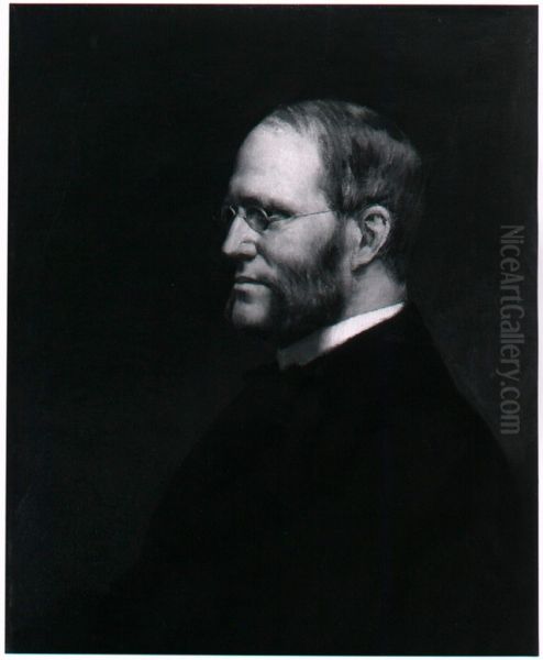 Calvin Ellis (1826-1883) Oil Painting by Frederic Porter Vinton