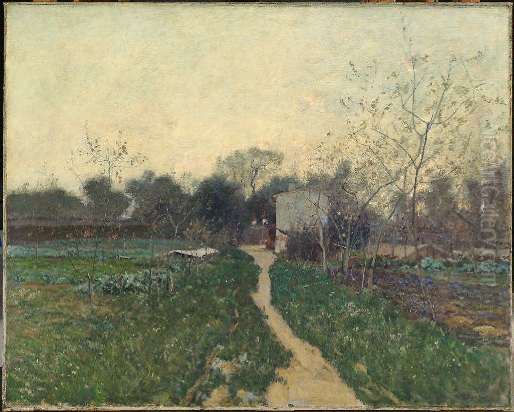 Springtide Oil Painting by William Lamb Picknell