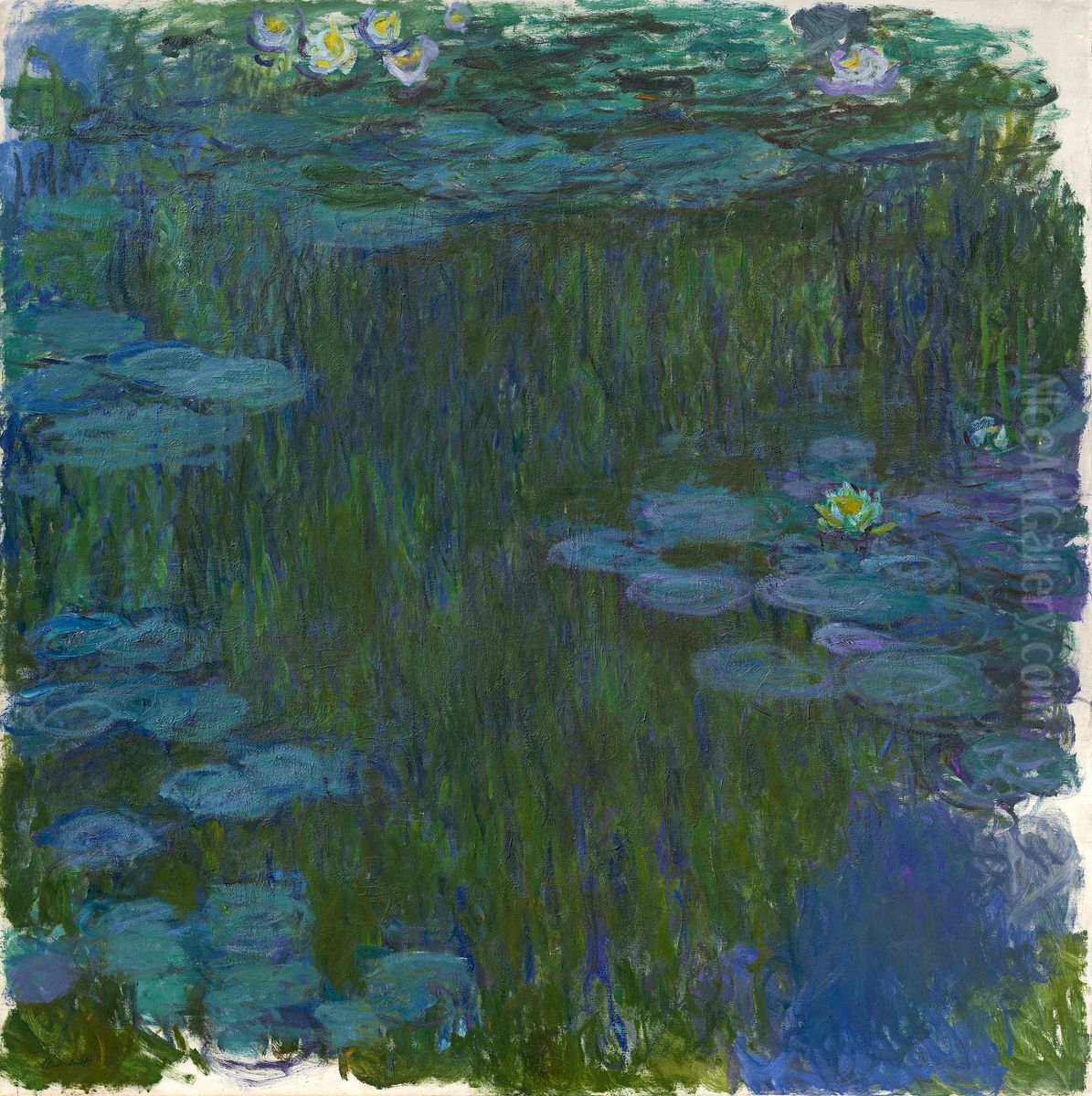 Water Lilies Oil Painting by Claude Oscar Monet