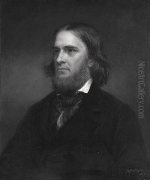 Benjamin Peirce (1809-1880) Oil Painting by Daniel Huntington