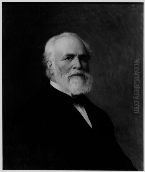 Josiah Dwight Whitney (1819-1896) Oil Painting by Joseph DeCamp