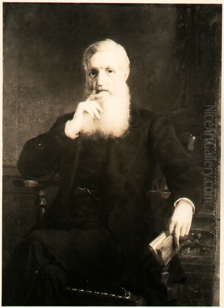 George Bancroft (1800-1891) Oil Painting by Gustav Richter