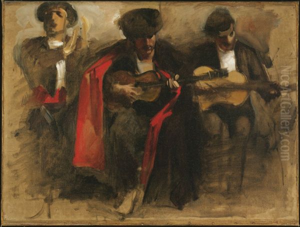 Study for Seated Musicians for 
