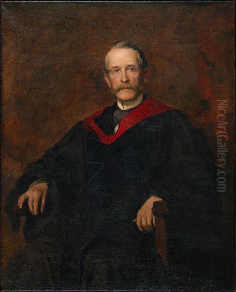 David Williams Cheever (1831-1915) Oil Painting by Ignaz Gaugengigl