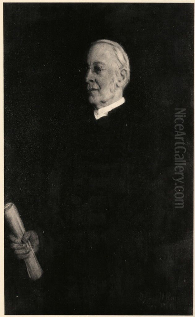 Charles William Eliot (1834-1926) Oil Painting by Denman Ross