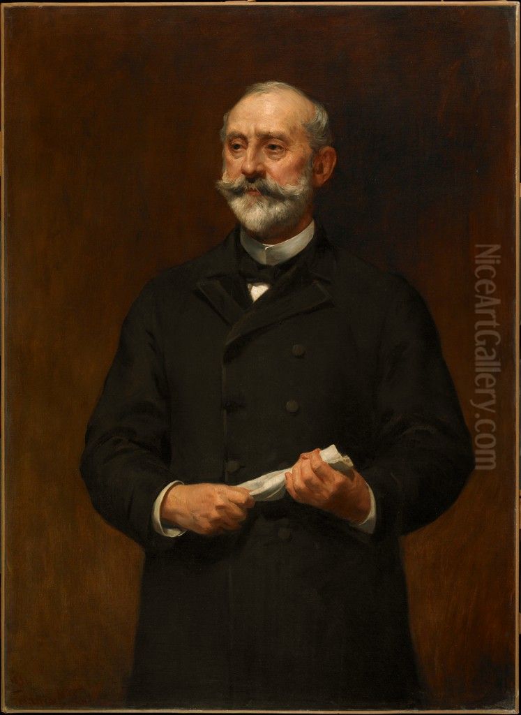 Charles Devens (1820-1891) Oil Painting by Frederic Porter Vinton