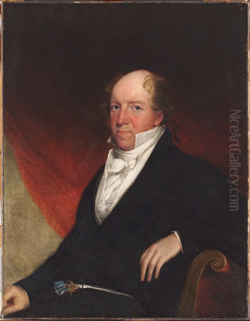 Samuel Appleton (1766-1853) Oil Painting by Gilbert Stuart Newton