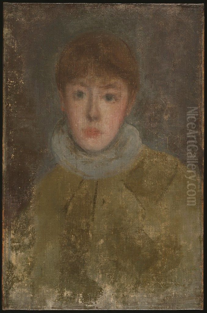 Miss Maud Franklin Oil Painting by James McNeill Whistler