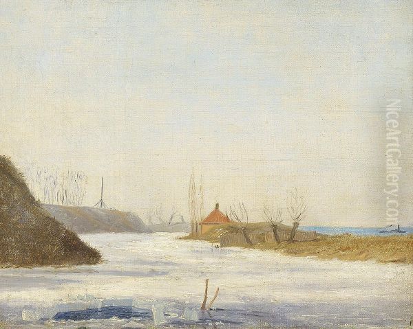 From the old ravelin. Oil Painting by Janus la Cour