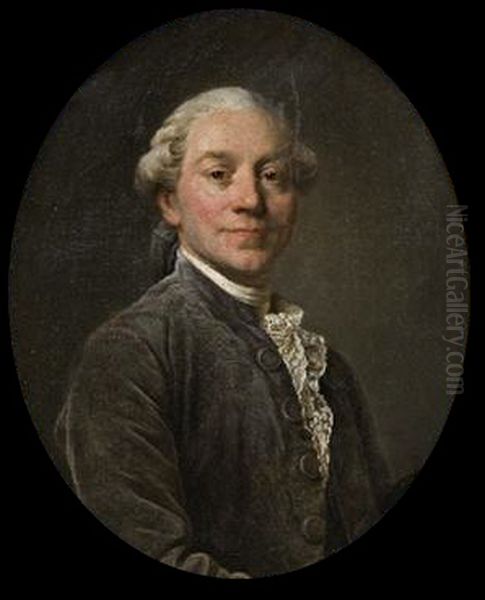 Portrait d'Antoine-Leonard Thomas Oil Painting by Joseph-Siffred Duplessis
