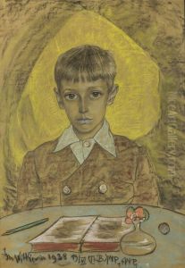Portrait of Przemyslaw Mazurkiewicz as a boy