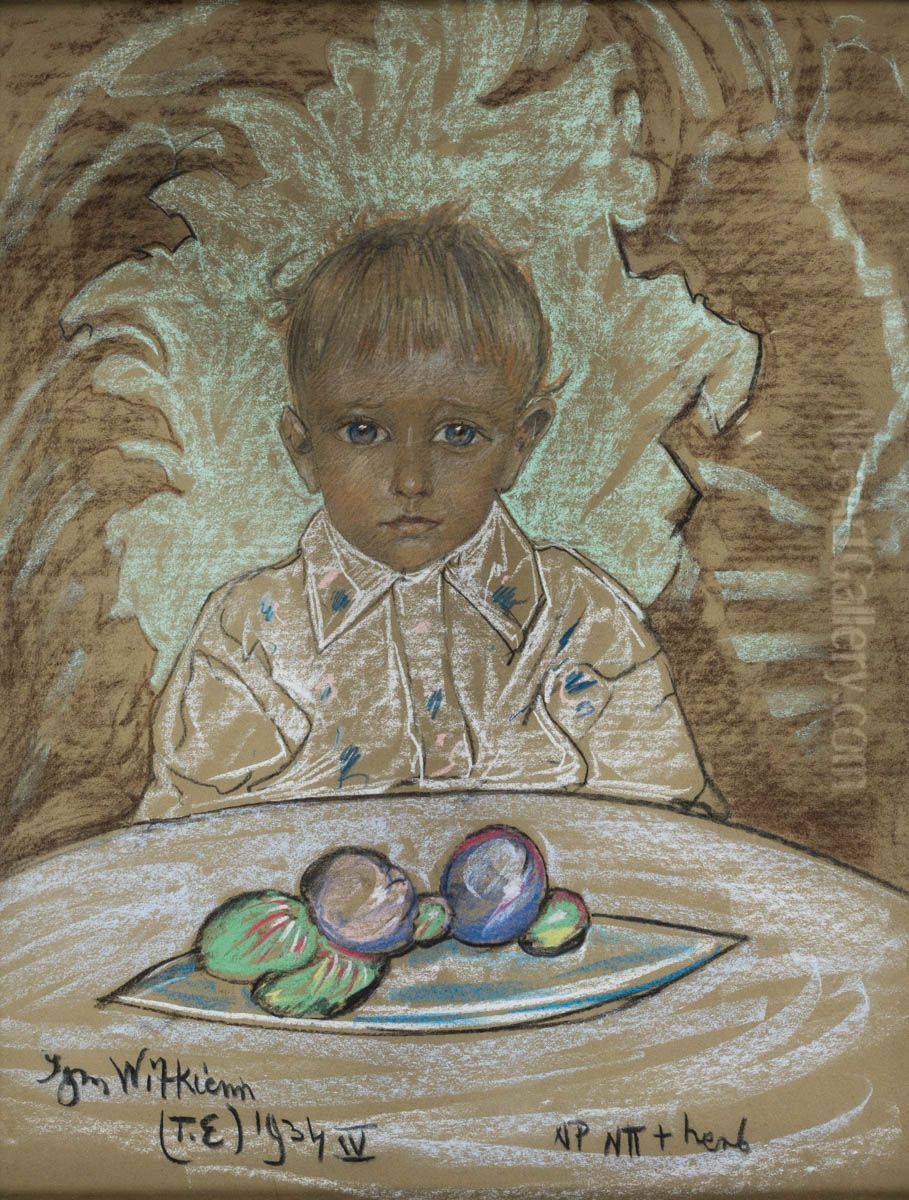 Portret chlopca Oil Painting by Stanislaw Ignacy Witkiewicz (Witkacy)