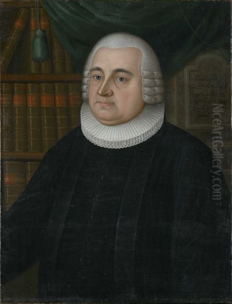 Portrait of Bernt Sverdrup Oil Painting by Frederik Petersen