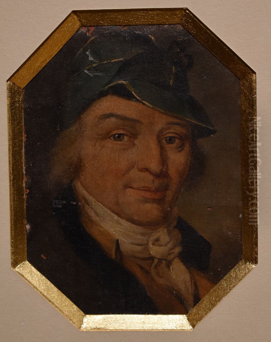 Self-portrait Oil Painting by Jacques Gamelin Self-portrait Oil Painting by Jacques Gamelin