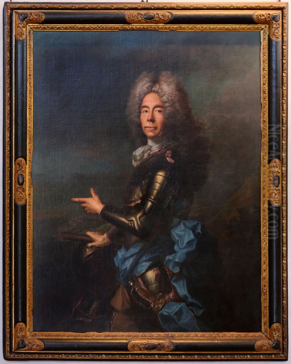 Portrait ofAlessandro Maffei(1662-1730) Oil Painting by Joseph Vivien