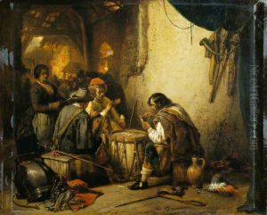 Soldiers Playing Cards