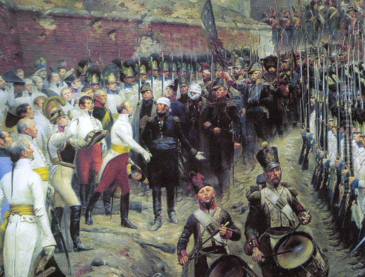 Sortie de la garnison de Huningue Oil Painting by Edouard Detaille