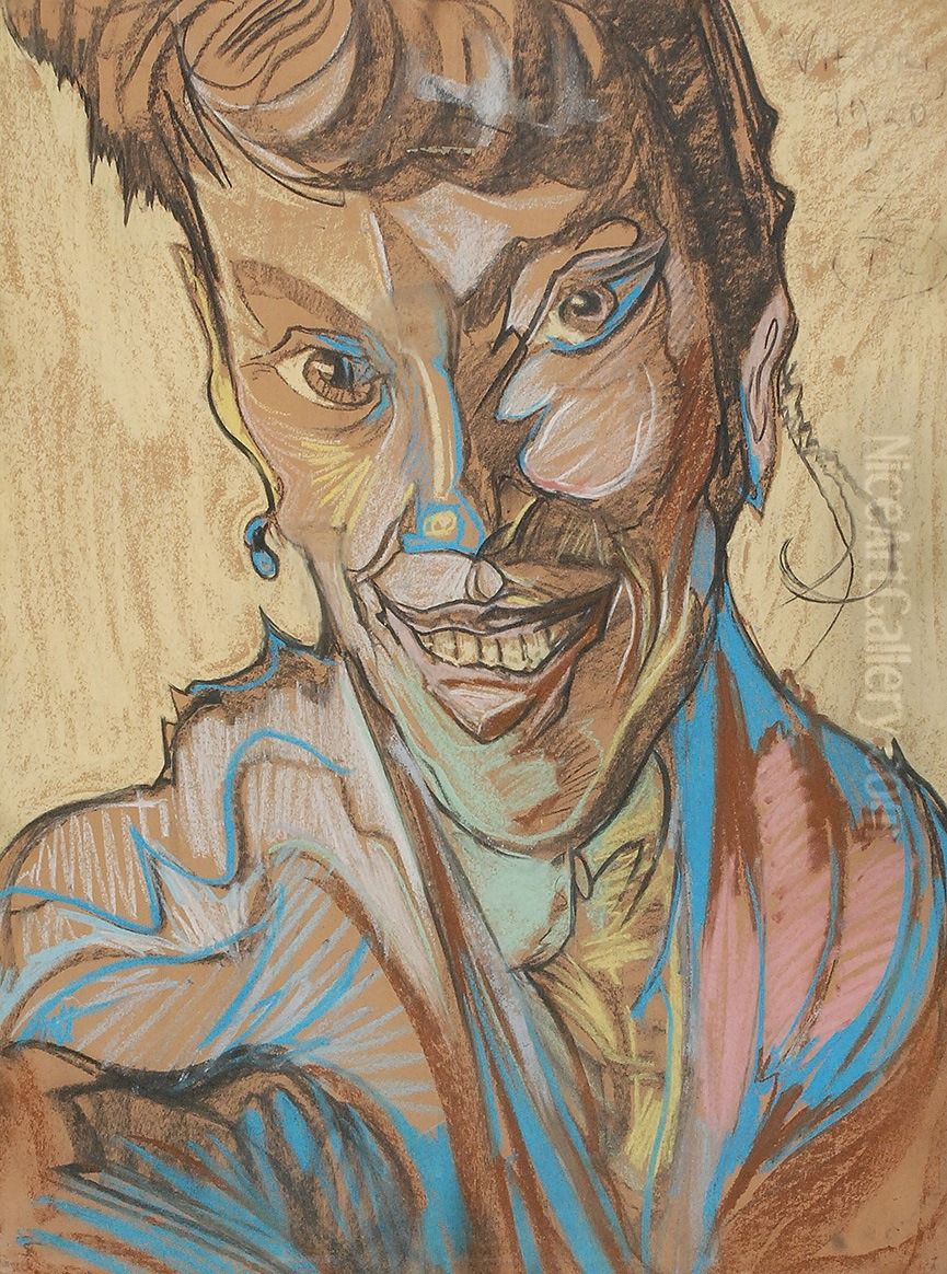 Portret Kobiecy Oil Painting by Stanislaw Ignacy Witkiewicz (Witkacy)