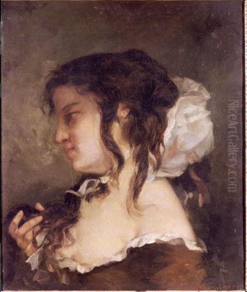 La Meditation Oil Painting by Gustave Courbet