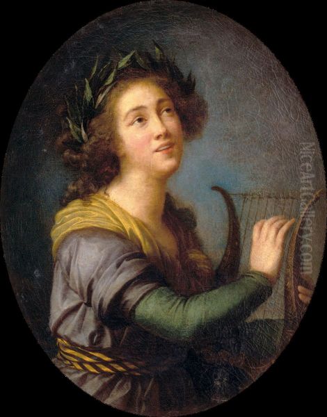 Portrait of Luisa Todi by Elisabeth Louise Vigee-Lebrun Oil Painting by Elisabeth Louise Vigee Le Brun