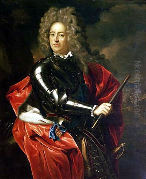 Portrait of John Churchill, 1st Duke of Marlborough (1650-1722). Oil Painting by Adriaen Van Der Werff