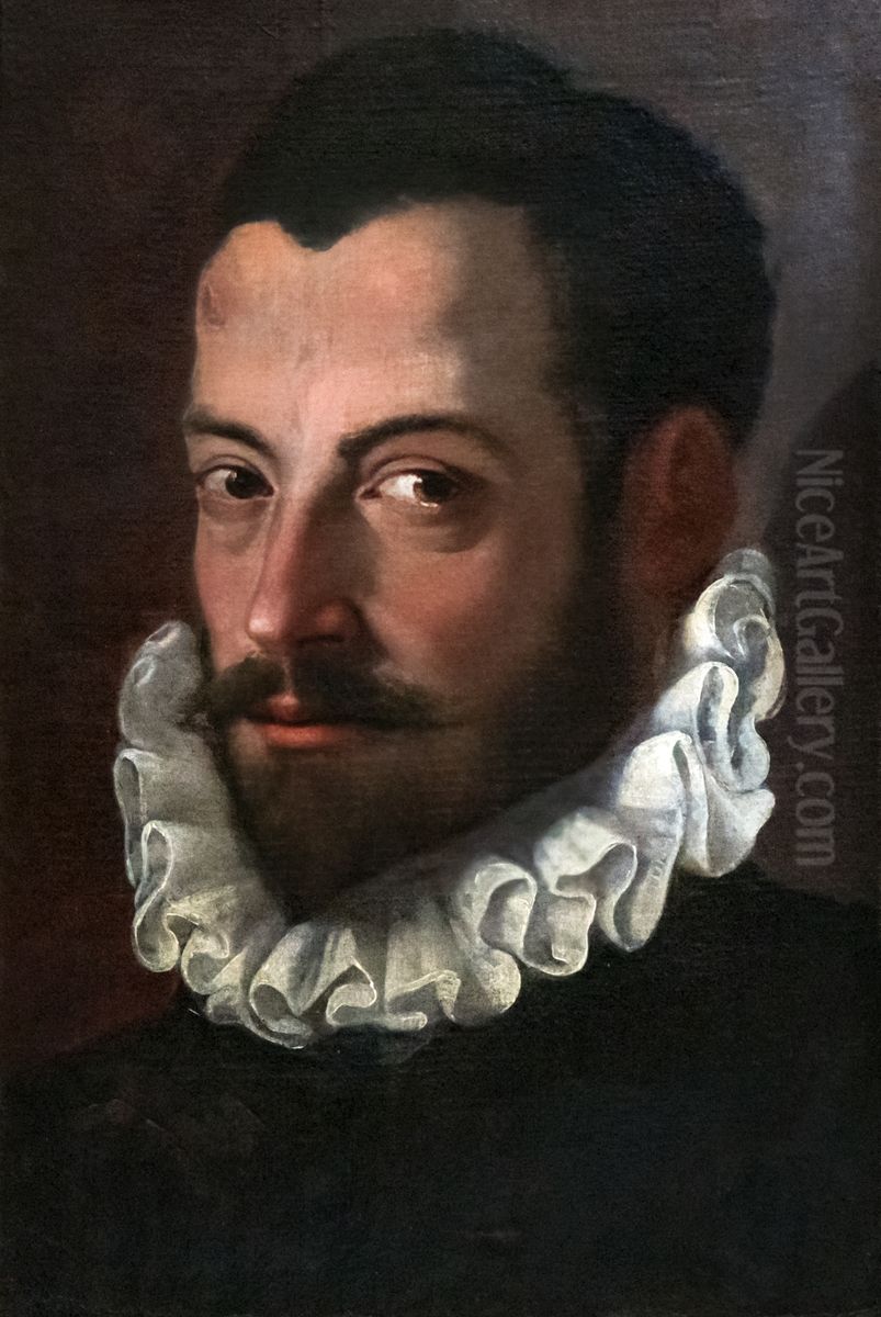 Portrait of a man Oil Painting by Cigoli