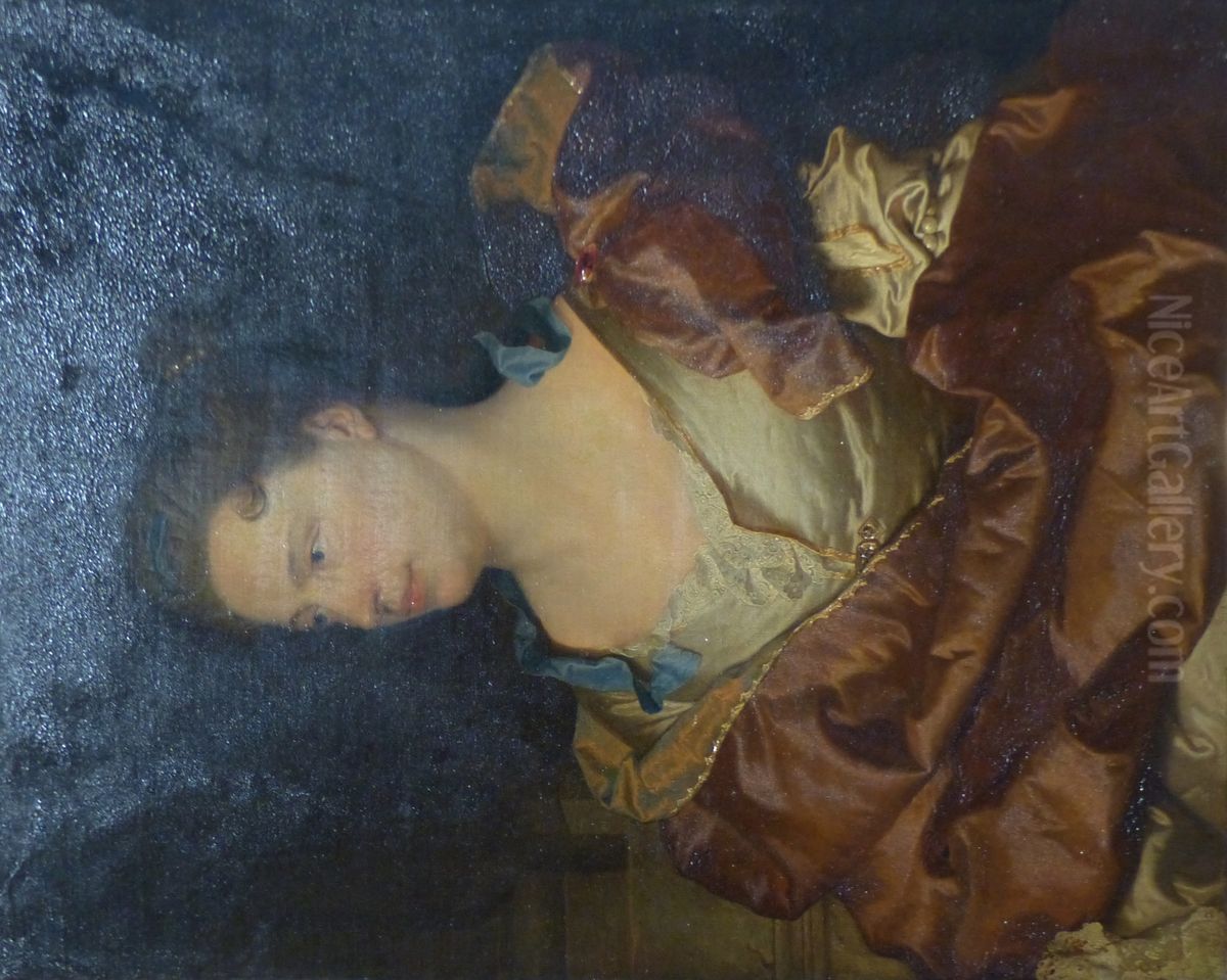 Elisabeth de Gouy Oil Painting by Hyacinthe Rigaud
