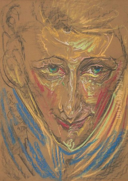 Portrait of Doctor Pakowski Oil Painting by Stanislaw Ignacy Witkiewicz