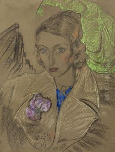 Portret Janiny Turowskiej-Leszczynskiej